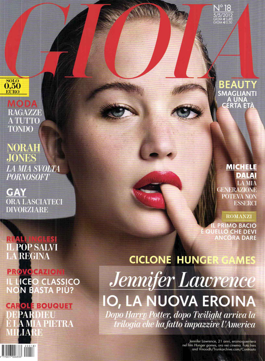 Jennifer Lawrence - Gioia Italy Magazine (May 2012)